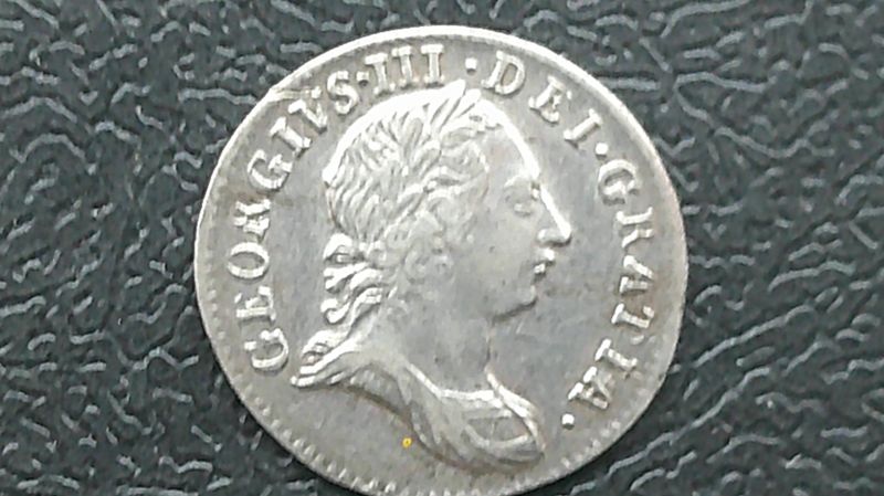 1762  -  Maundy Threepence