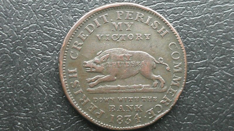 United States Hard Times Token  -  1834