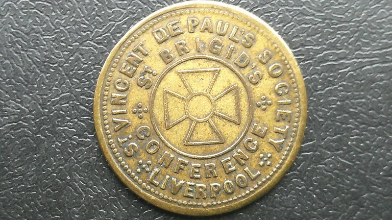 Liverpool St Vincent de Paul Token