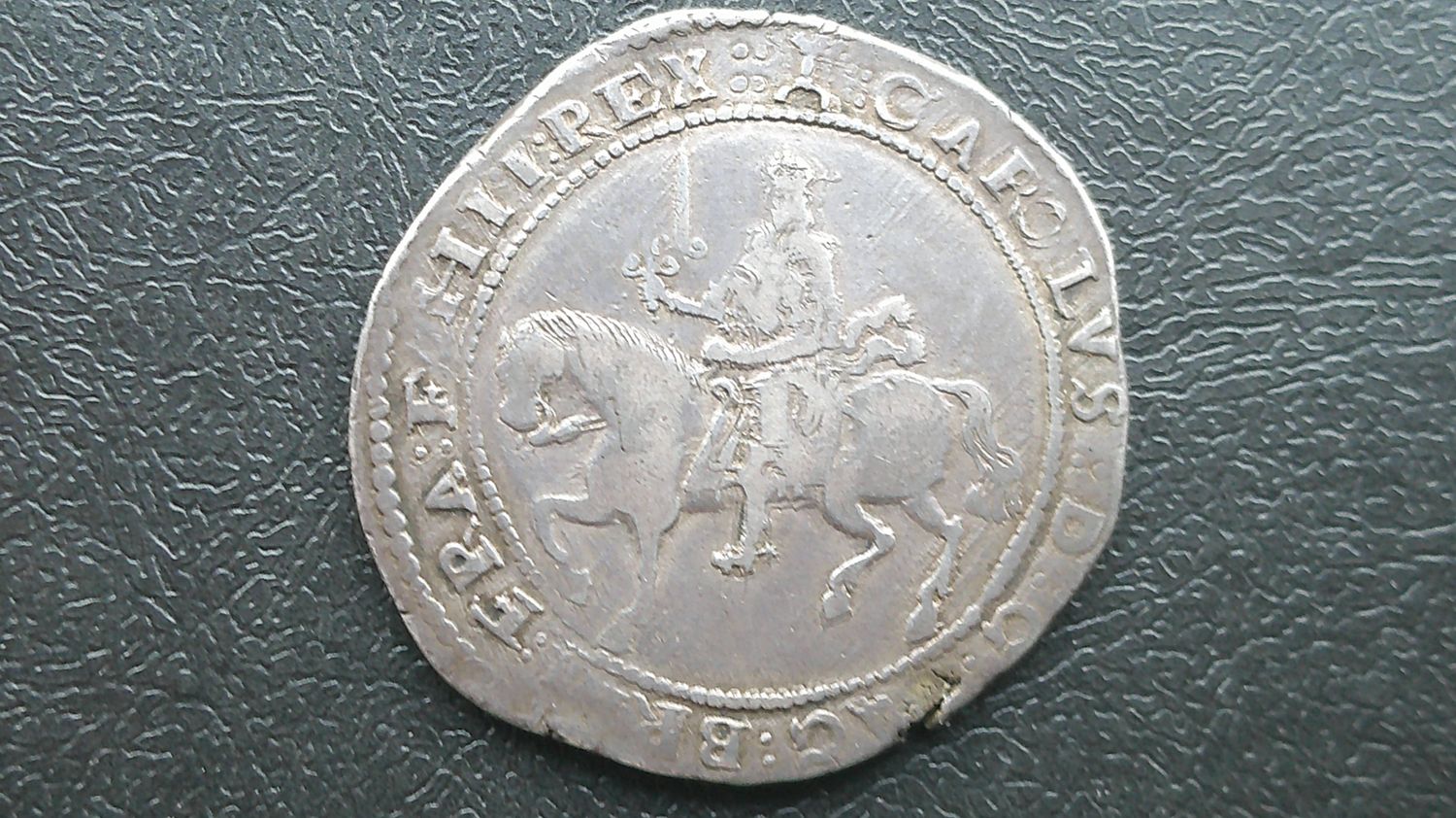 Charles I Crown - 1645 (Exeter)