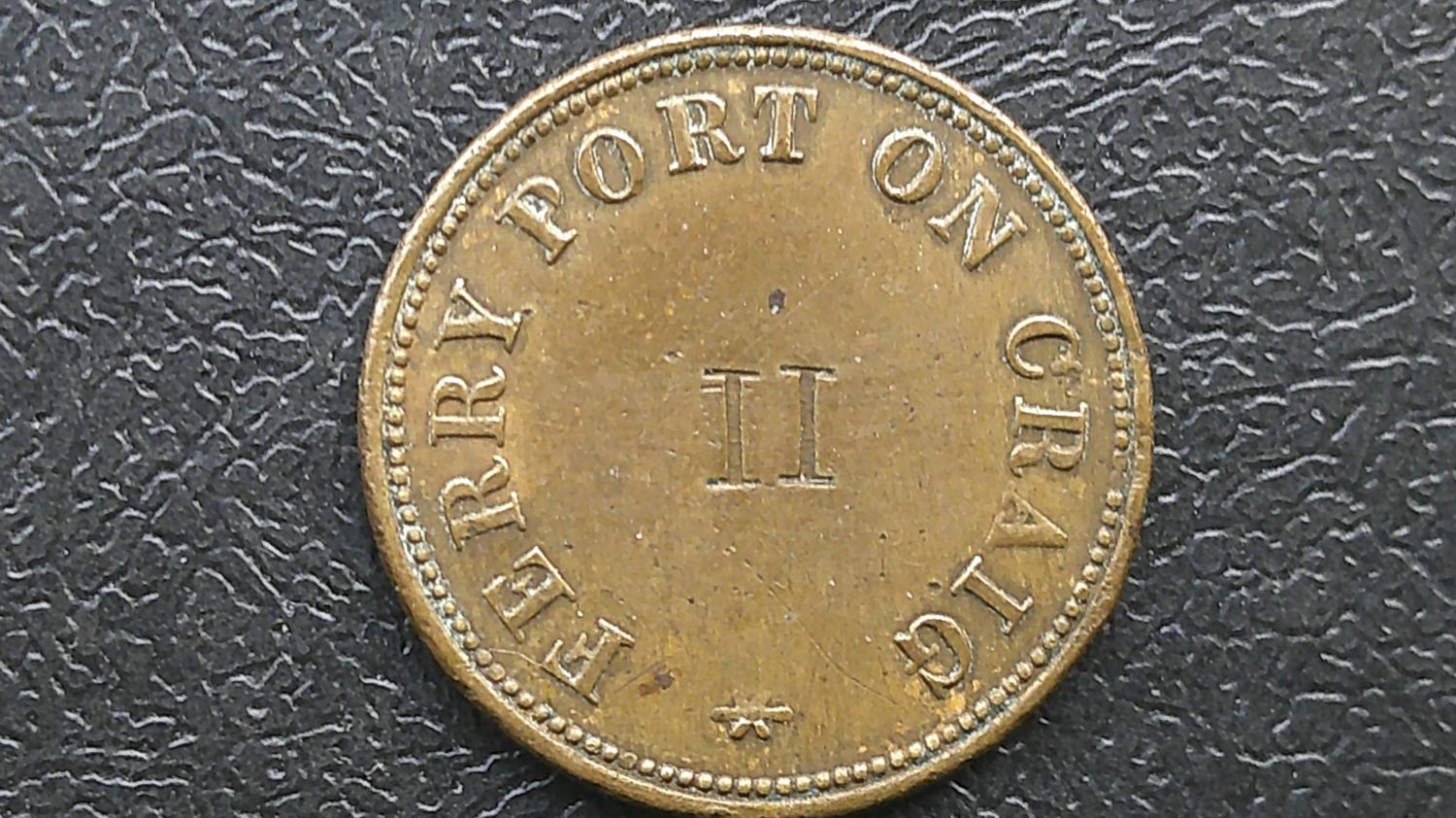Communion Token Ferry Port on Craig (Table Two) Communion Token Ferry Port on Craig (Table Two)