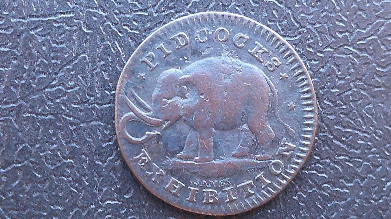 Pidcock Exhibition Farthing Token - ND