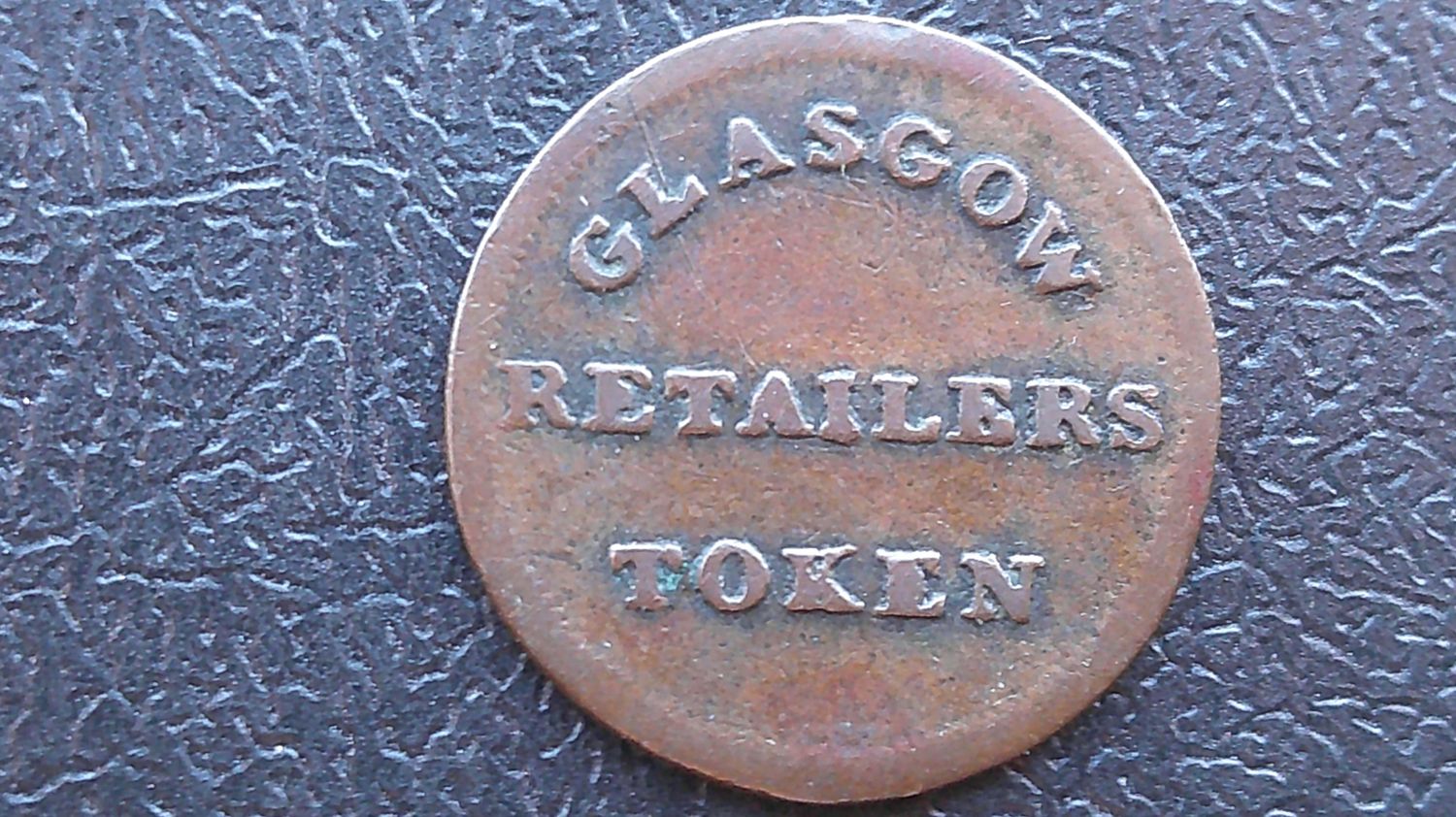 Glasgow Retailers Farthing Token  -  1830