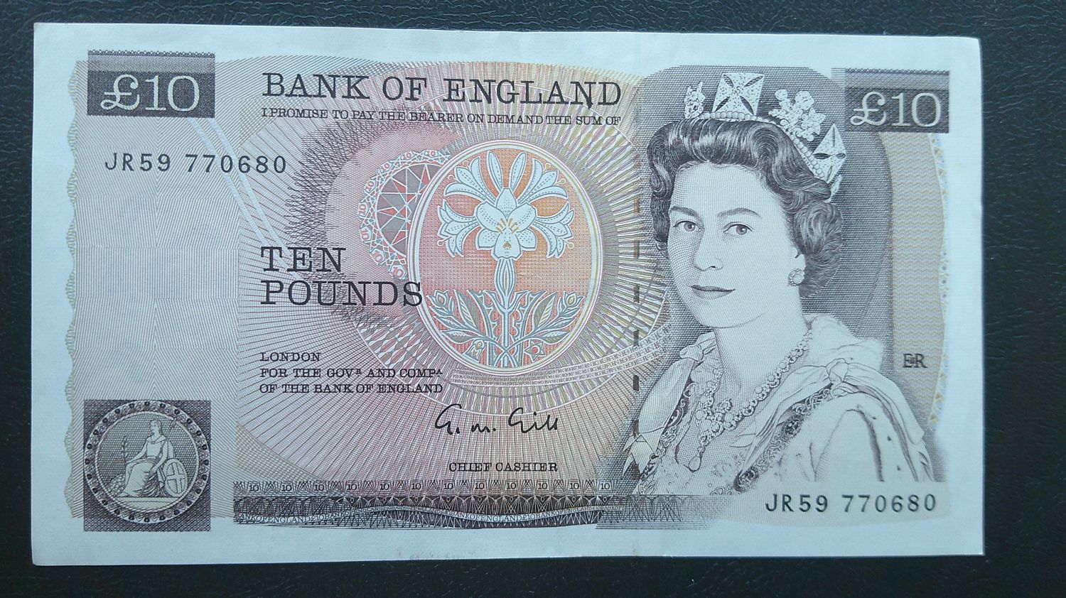 Bank of England £10 - From March 1988 Bank of England £10 - From March 1988