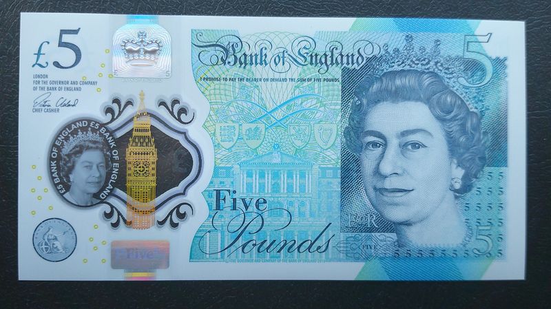 Bank of England £5 - Victoria Cleland
