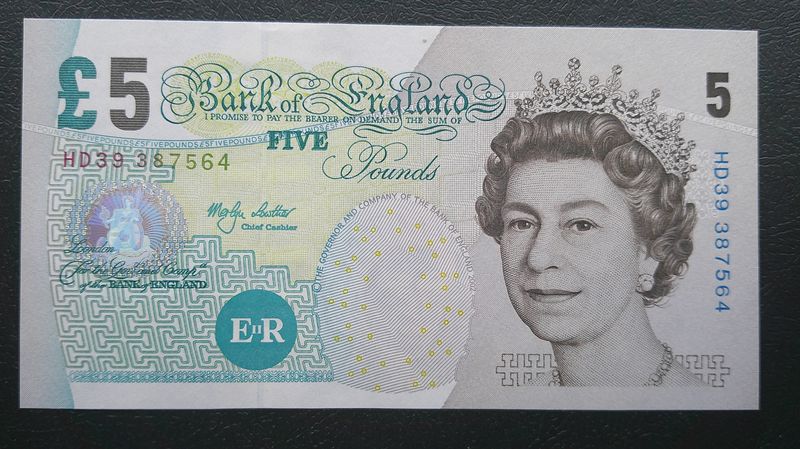 Bank of England £5 - 2002