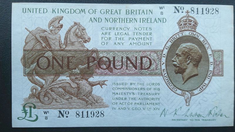 Treasury £1 - 1927