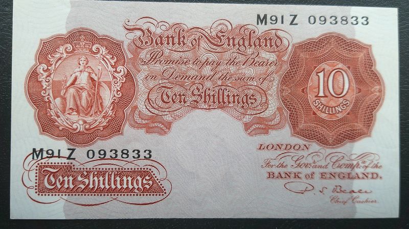 Bank of England 10/  - 1950