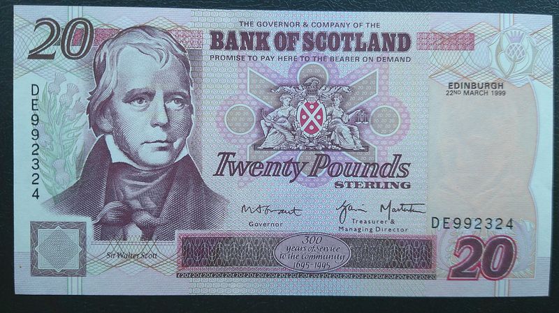 Bank of Scotland £20 - 1999