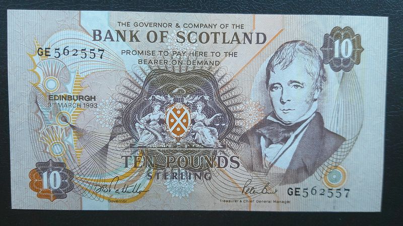 Bank of Scotland £10 -  1993