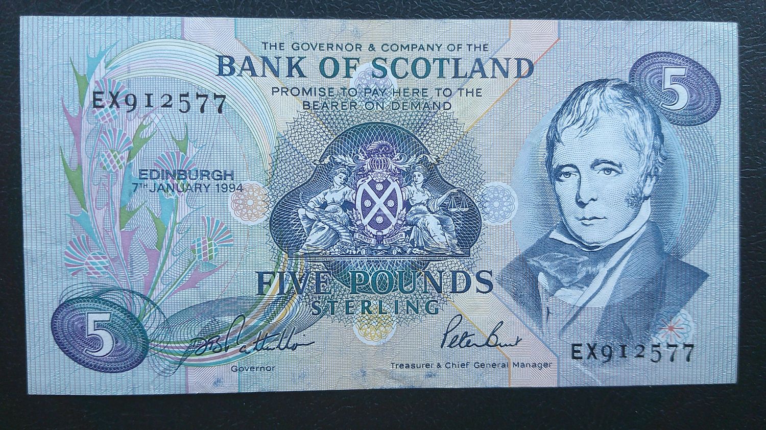 Bank of Scotland £5  -  1994
