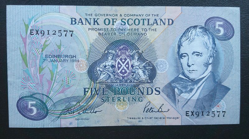 Bank of Scotland £5  -  1994