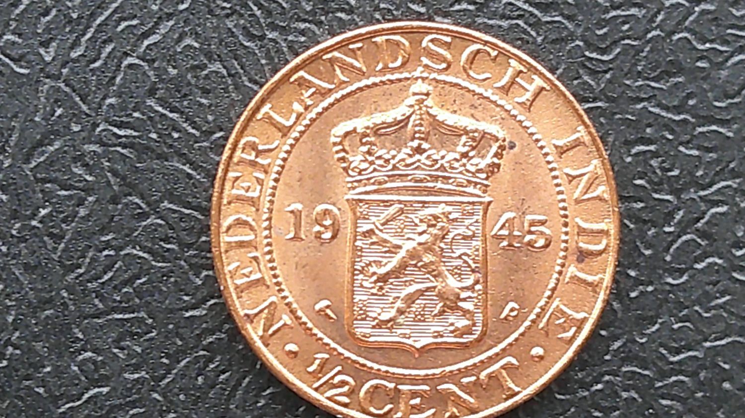 Netherlands Indies Half Cent - 1945