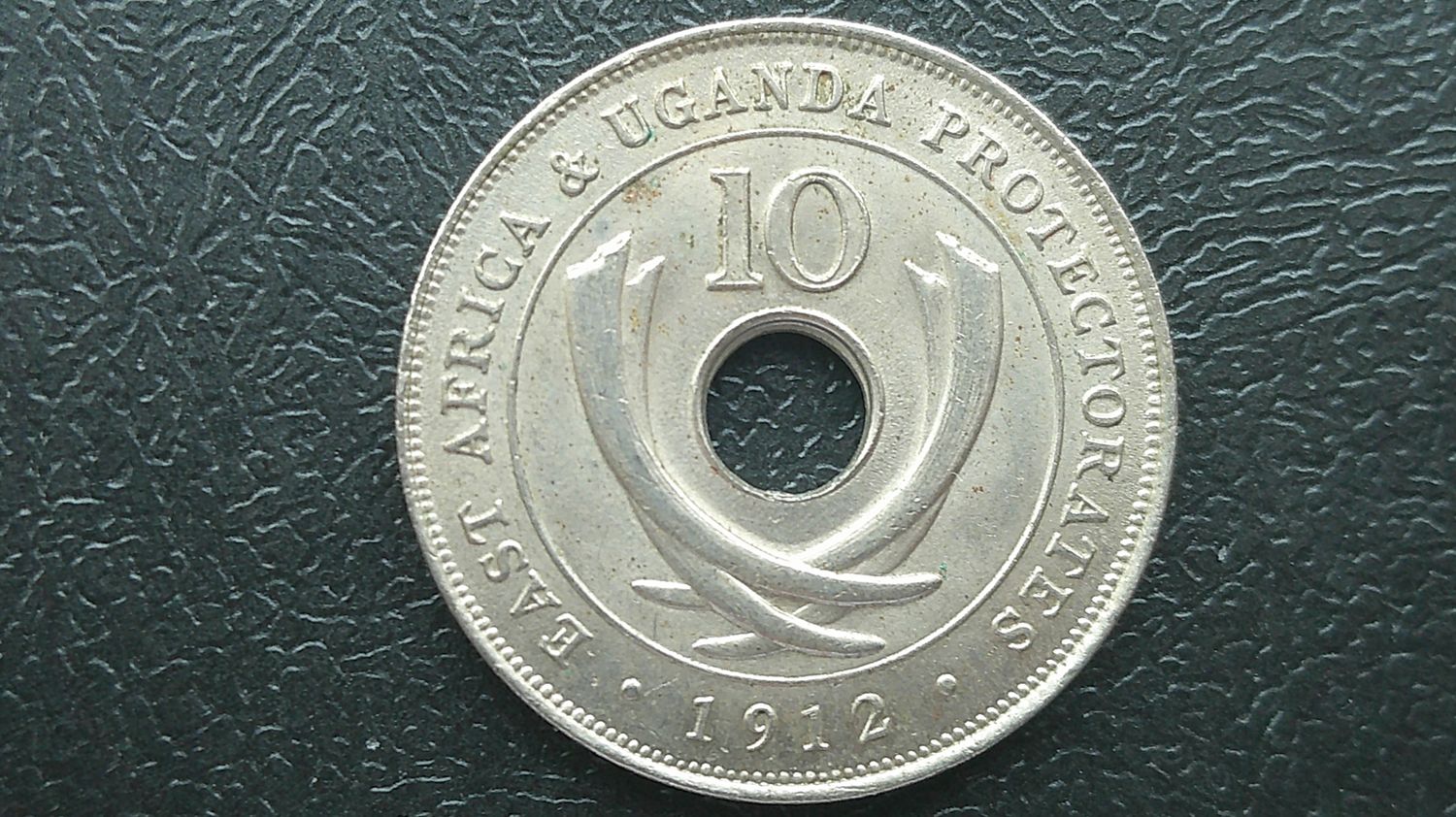 East Africa & Uganda Protectorates 10 Cents - 1912H East Africa & Uganda Protectorates 10 Cents - 1912H