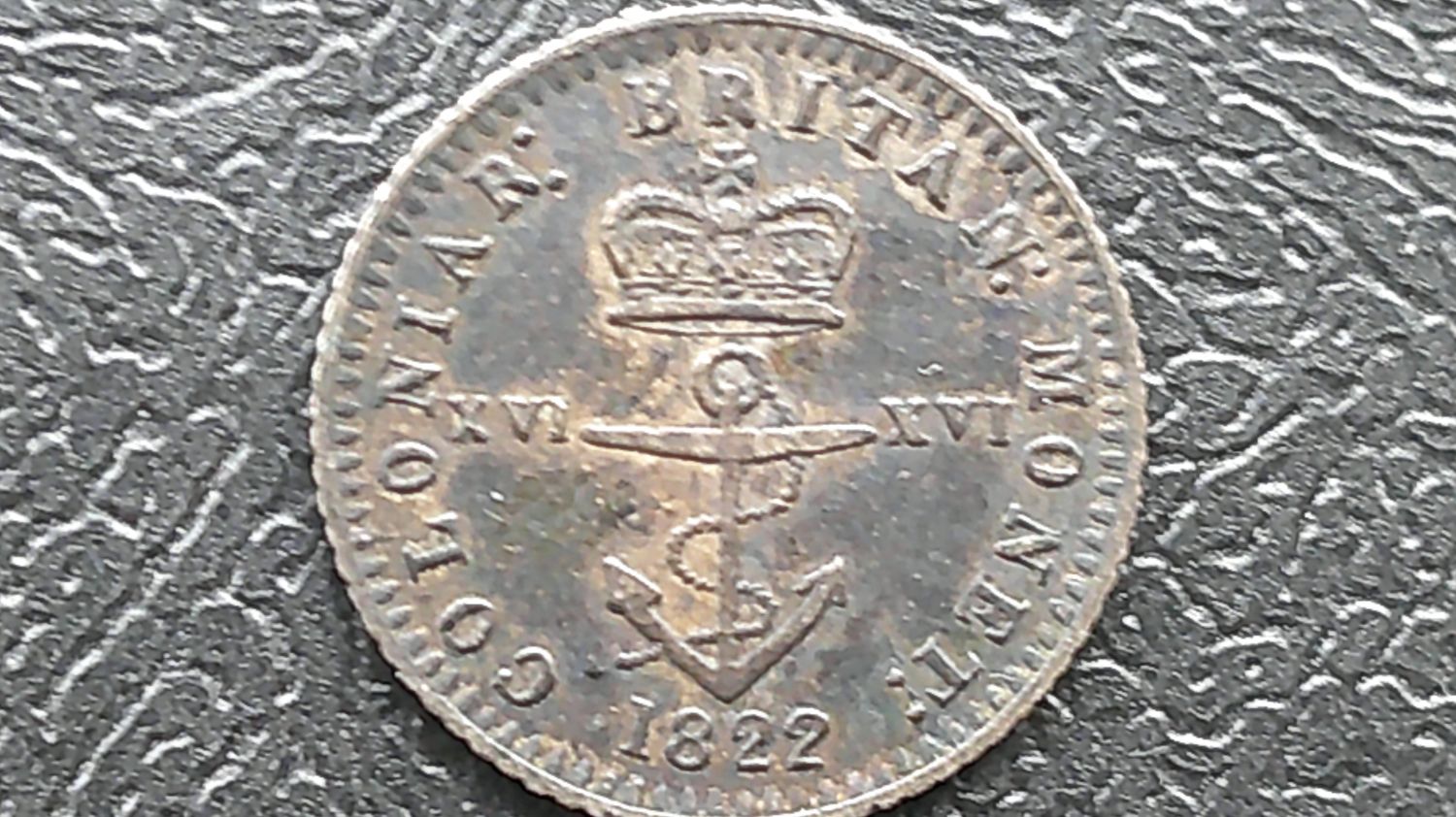 British West Indies 1/16 Dollar -  1822