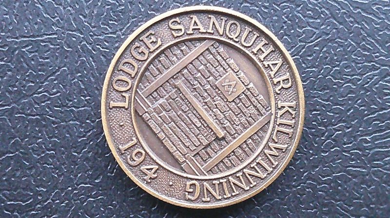 Masonic Penny Token Lodge Sanquhar Kilwinning 194 (Sanquhar)