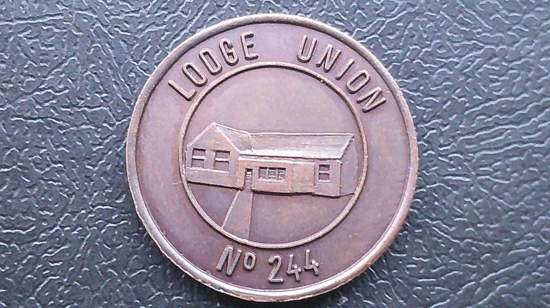 Masonic Penny Token Lodge Union No 244 (Larkhall)
