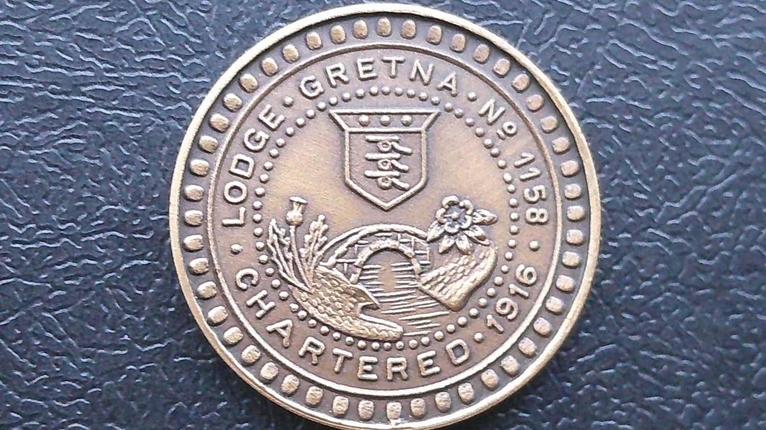 Masonic Penny Token Lodge Gretna No1158 (Gretna)