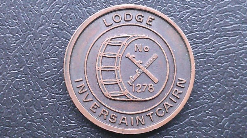 Masonic Penny Token Lodge Inversaintcairn No 1278 (Fraserburgh)