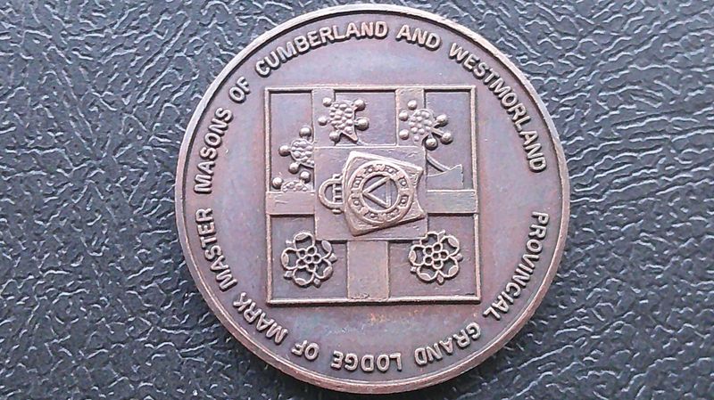 Masonic Penny Token Cumberland & Westmorland - 2000