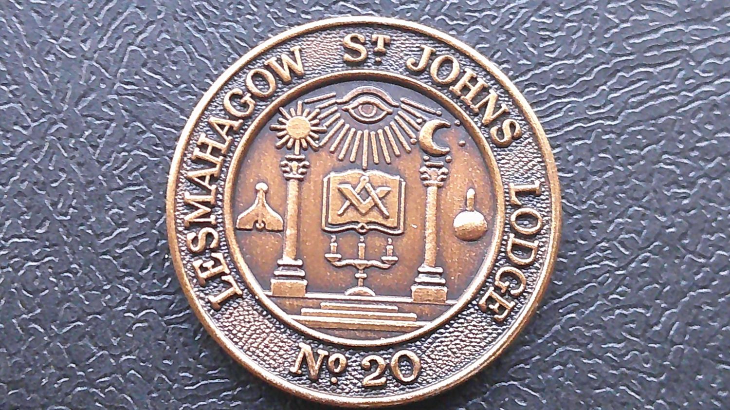 Masonic Penny Token St Johns Lodge No20 (Lesmahagow)