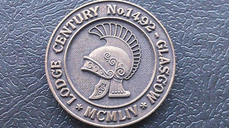 Masonic Penny Token Lodge Century No 1492 (Glasgow)