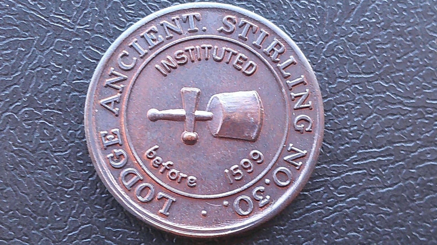 Masonic Penny Token Lodge Ancient No 30 (Stirling)