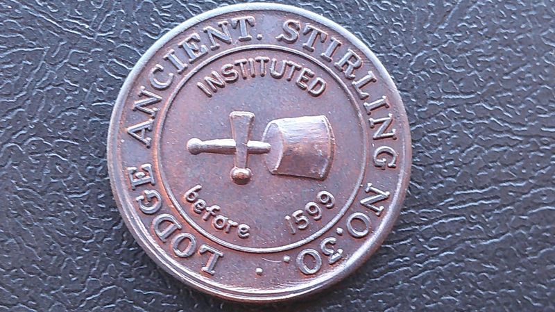 Masonic Penny Token Lodge Ancient No 30 (Stirling)