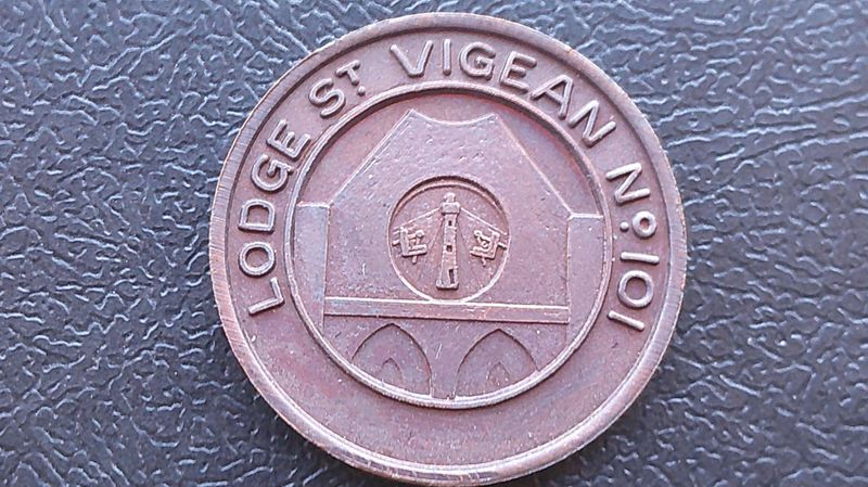 Masonic Penny Token Lodge St Vigean No 101 (Arbroath)