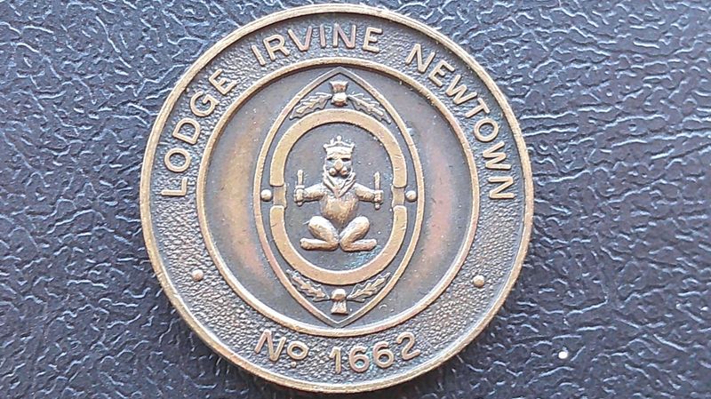 Masonic Penny Token Lodge Irvine Newtown No 1662 (Irvine)