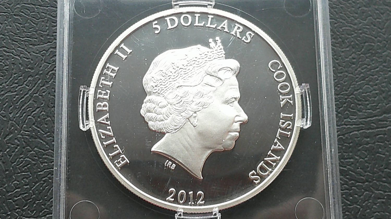 Cook Islands 5 Dollars Silver Proof  -  2012 (Lifetime of Service)