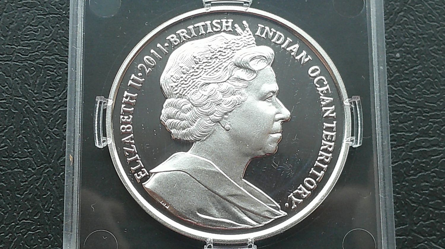 Indian Ocean Territories Two Pounds Silver Proof - 2012(Lifetime of Service)