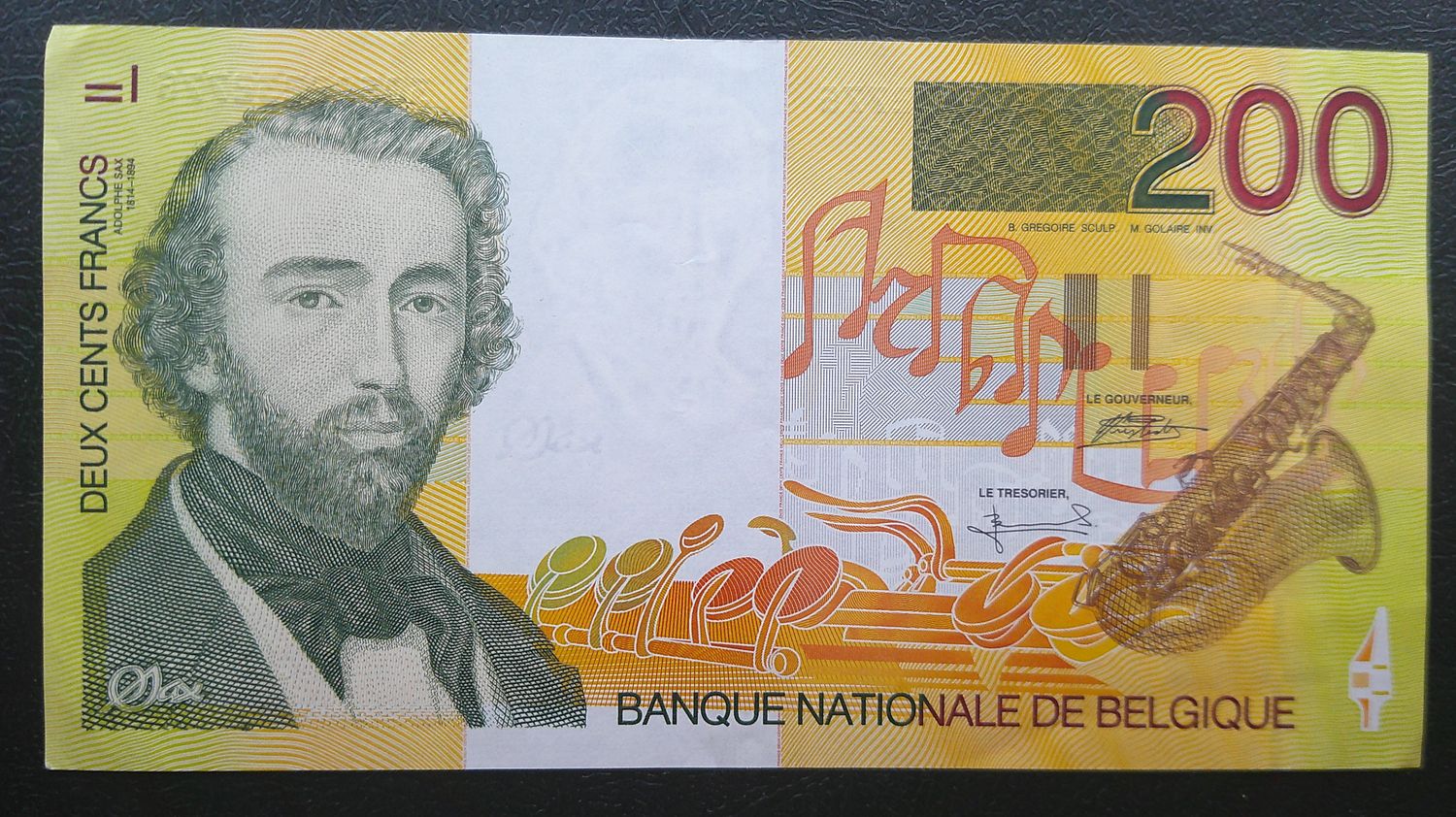 Belgium 200 Francs - ND (1995-96)