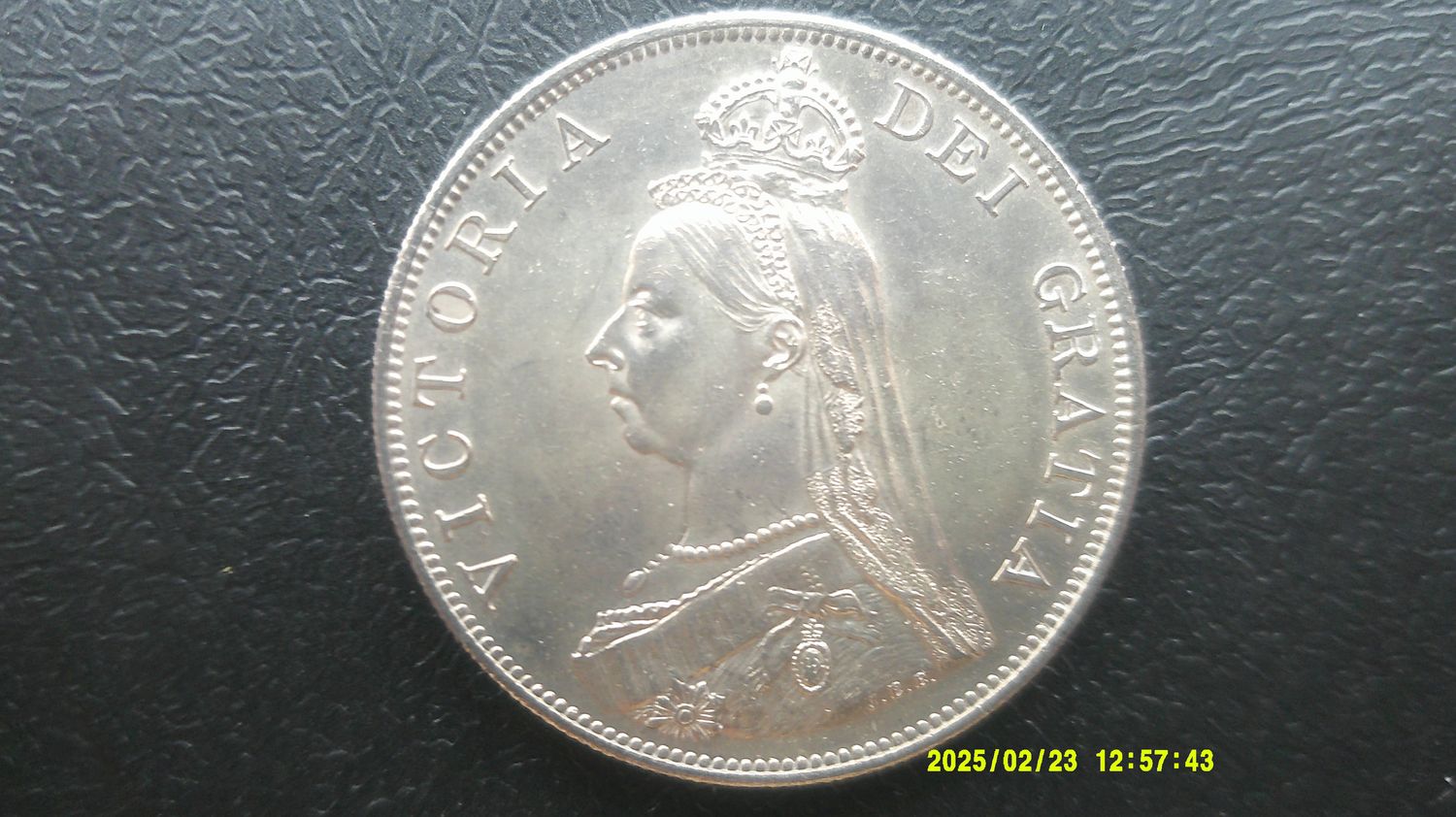 1887 Arabic 1 Double Florin