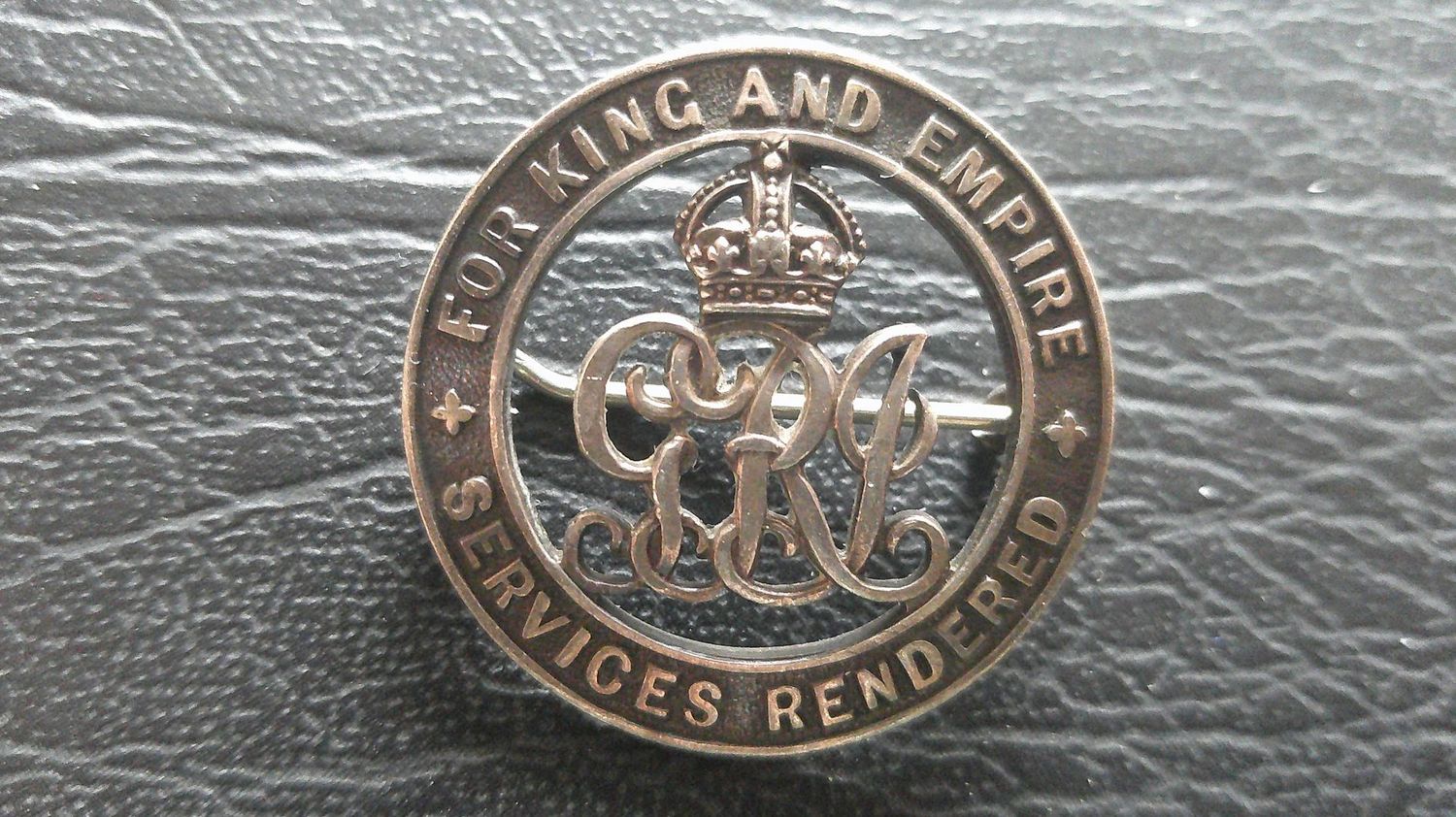 For King and Empire Services Rendered (Wound Badge)