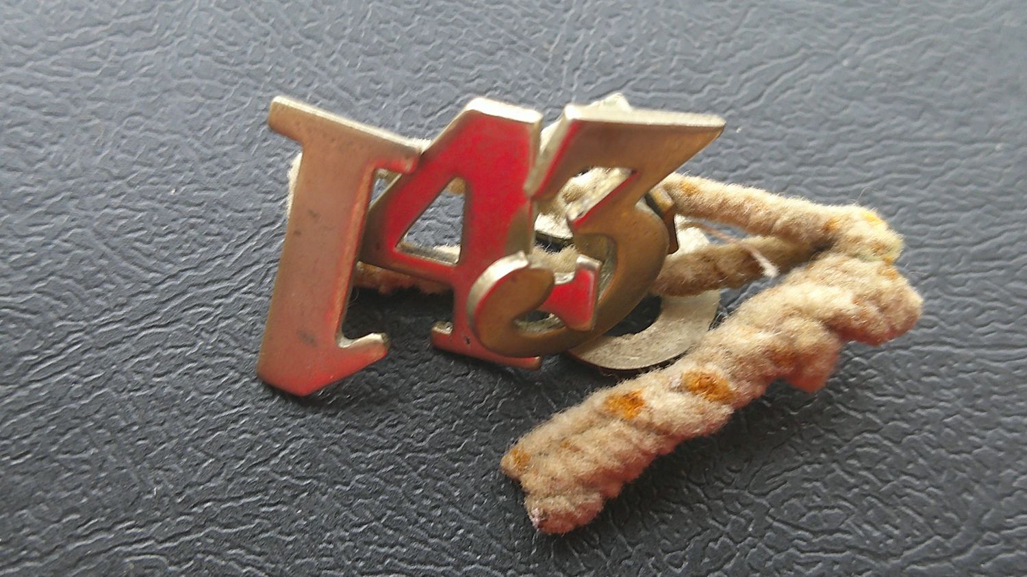 Palestine Police Collar Numbers in English and Arabic