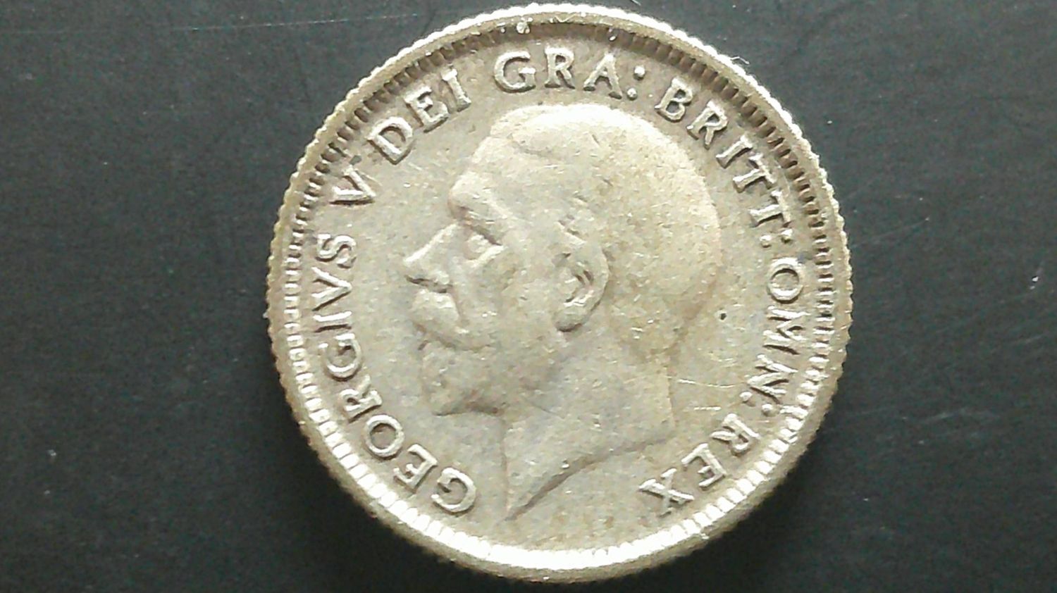 1926 Sixpence  (Modified)