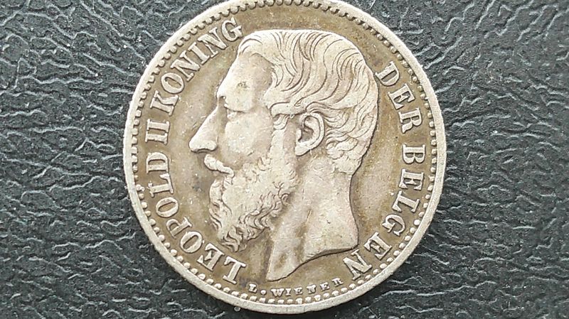 Belgium 1 Franc - 1887