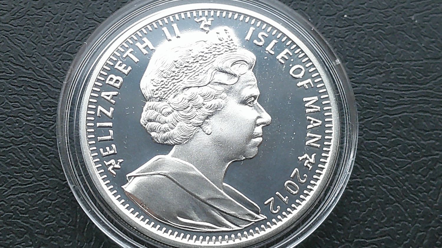 Isle of Man Silver Proof Crown - 2012 (Queens Diamond Jubilee) HRPD