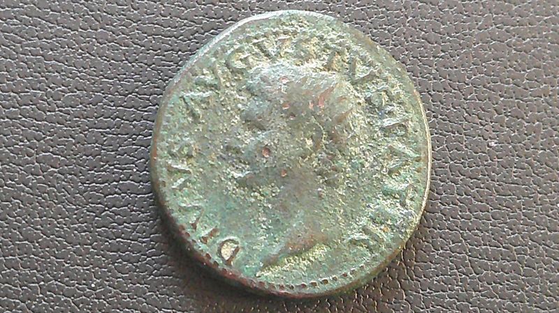 Roman AE 27bc to 14 AD  (Augustus under Tiberius)  Very Scarce