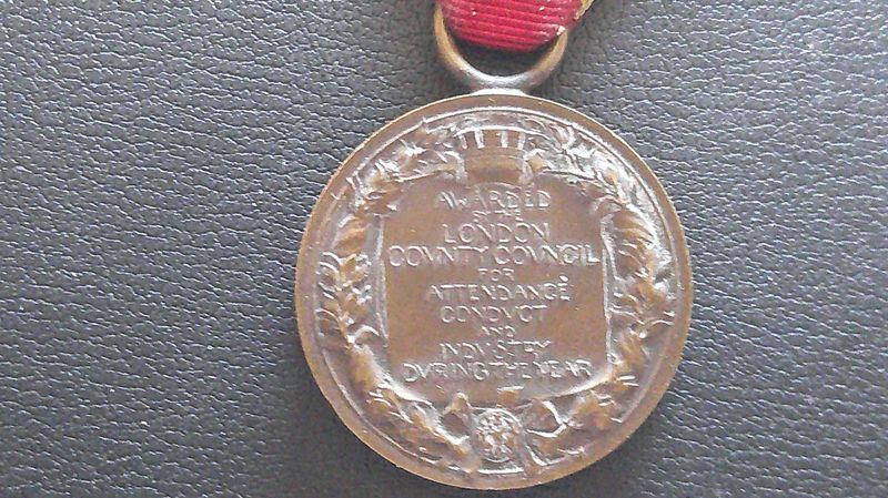 London County Council The Kings Medal - 1912-13