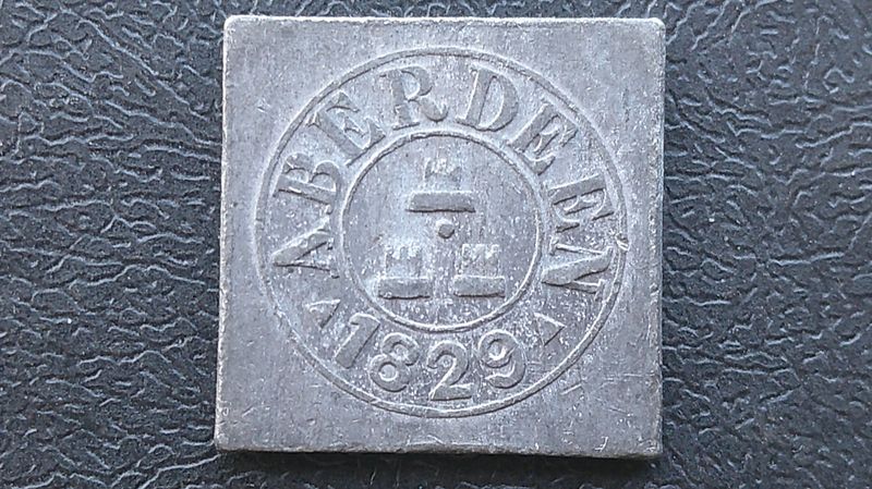 Communion Token Aiberdeen West - 1829