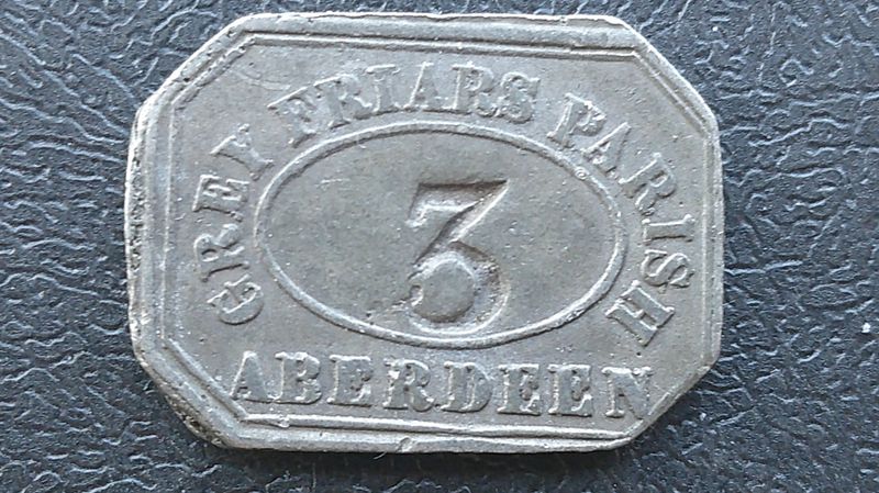 Communion Token Aberdeen Greyfriars - N.D.