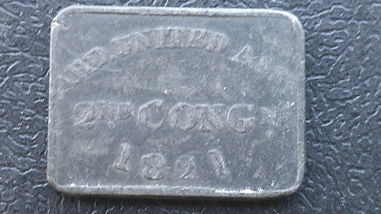 Communion Token Aberdeen US 2nd Congregation - 1821