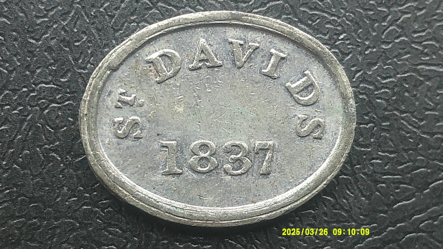 Communion Token Edinburgh St David's - 1837 T7
