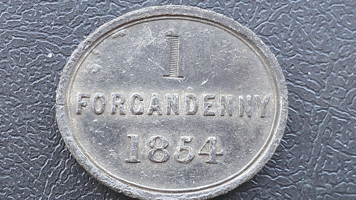 Communion Token Forgandenny - 1854