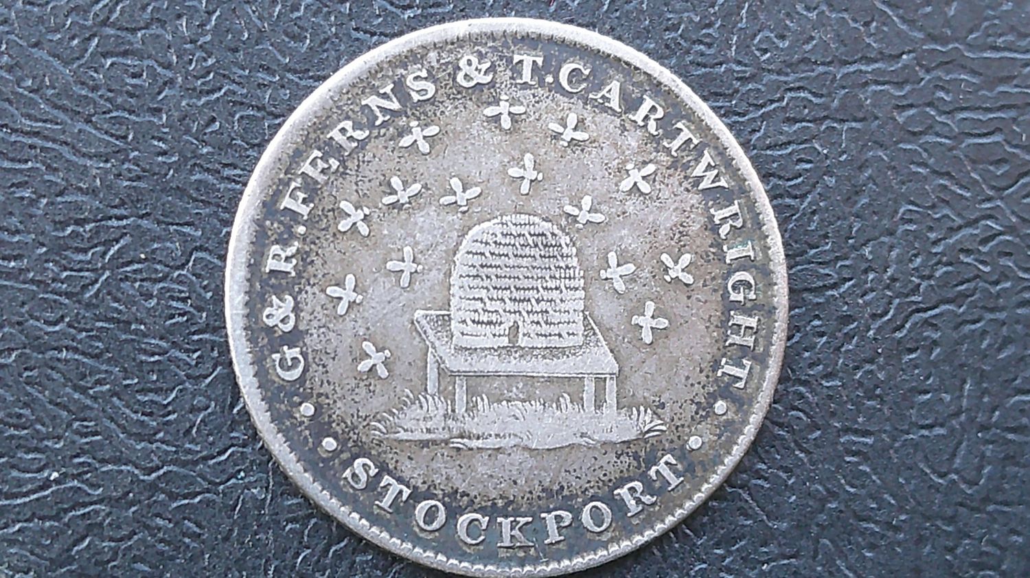 Silver Shilling Token Stockton - 1812