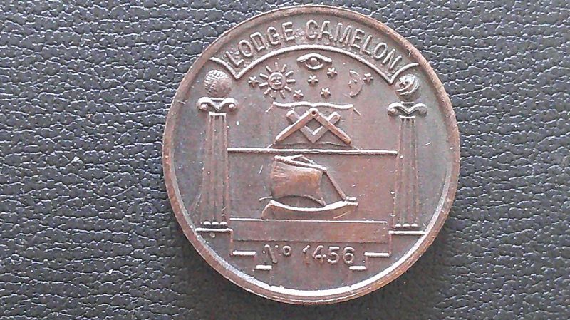 Masonic Penny Token Lodge Camelon No 1456