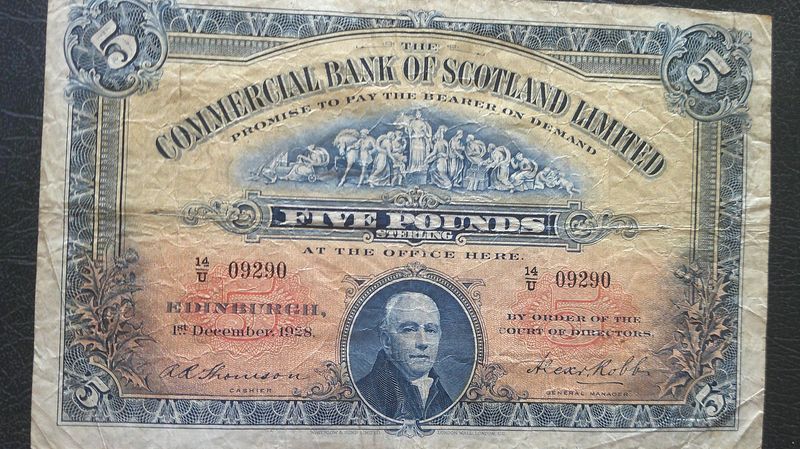 National Commercial Bank £5 - 1928