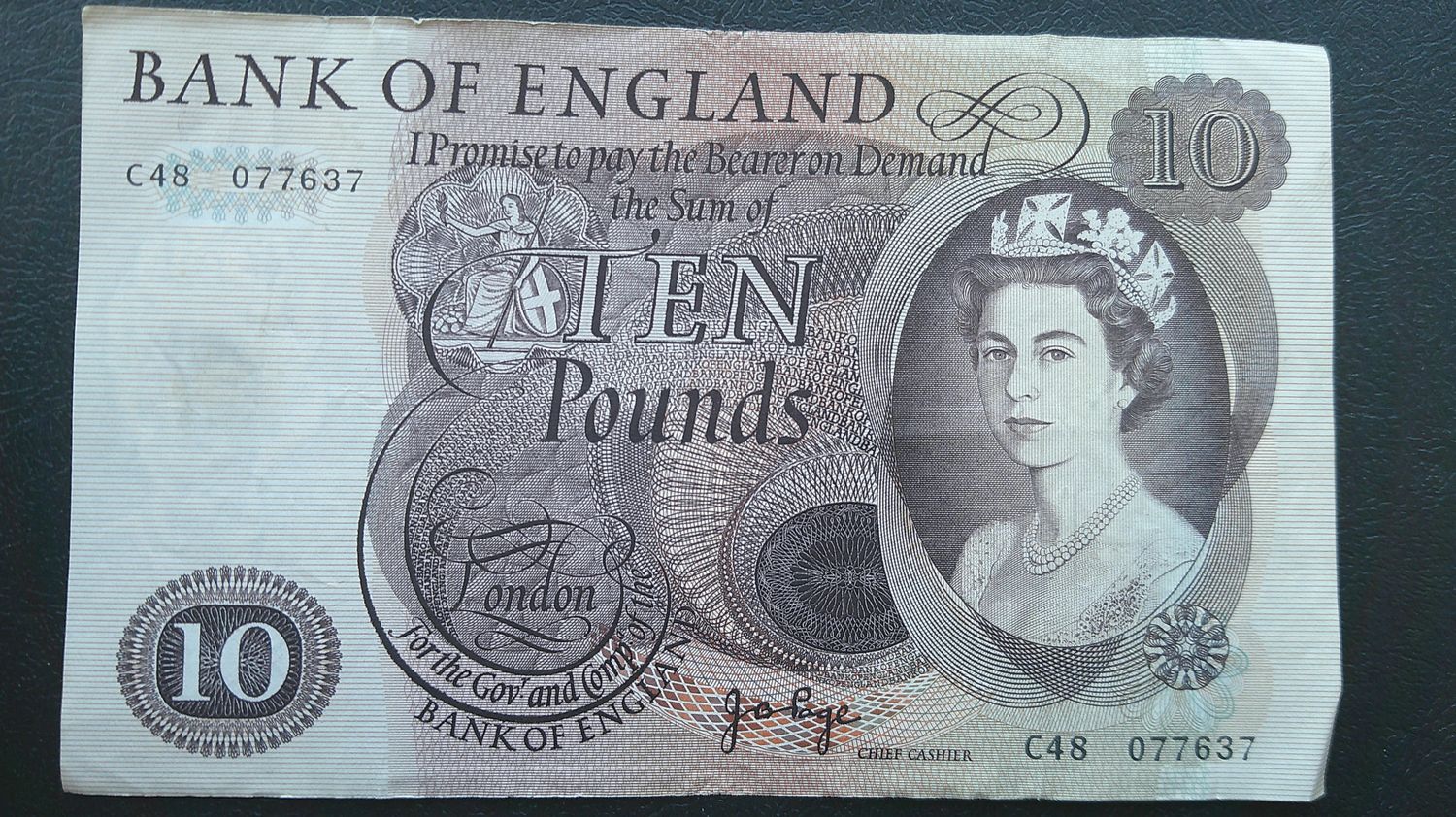Bank of England £10 - 1967 Bank of England £10 - 1967
